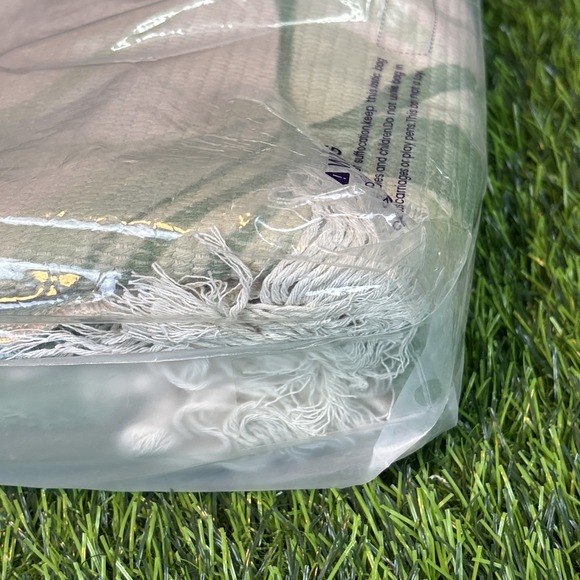 DEXI Hallway Runner Rug 2x6 ft Green Beige Non-Slip Entryway Rug NEW - Picture 9 of 10